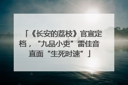 《长安的荔枝》官宣定档，“九品小吏”雷佳音直面“生死时速”