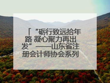 “砺行致远拾年路 凝心聚力再出发”——山东省注册会计师协会系列活动在泰安召开