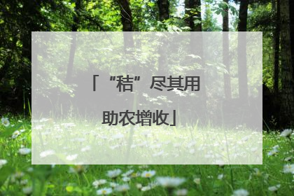 “秸”尽其用 助农增收