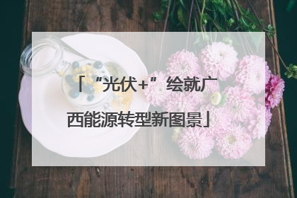 “光伏+”绘就广西能源转型新图景