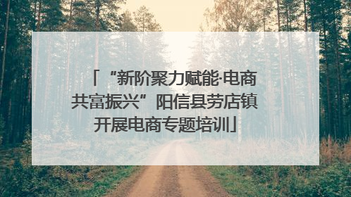 “新阶聚力赋能·电商共富振兴”阳信县劳店镇开展电商专题培训