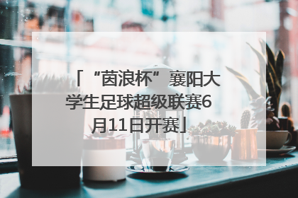 “茵浪杯”襄阳大学生足球超级联赛6月11日开赛