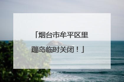 烟台市牟平区里蹦岛临时关闭！