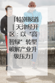特别报道｜天津经开区：以“高智绿”转型破解产业升级压力