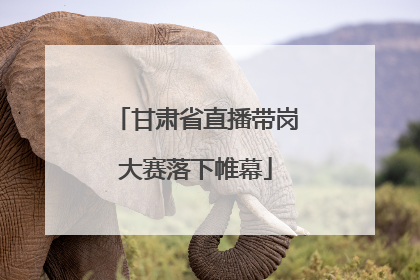 甘肃省直播带岗大赛落下帷幕