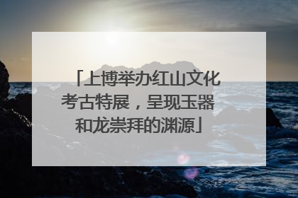 上博举办红山文化考古特展，呈现玉器和龙崇拜的渊源