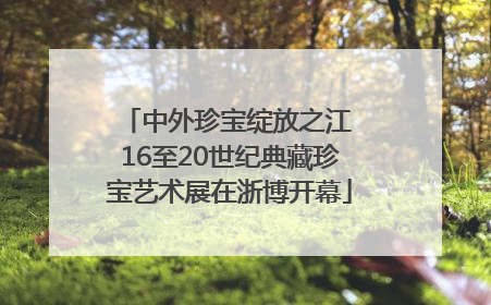 中外珍宝绽放之江 16至20世纪典藏珍宝艺术展在浙博开幕