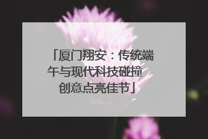 厦门翔安：传统端午与现代科技碰撞 创意点亮佳节