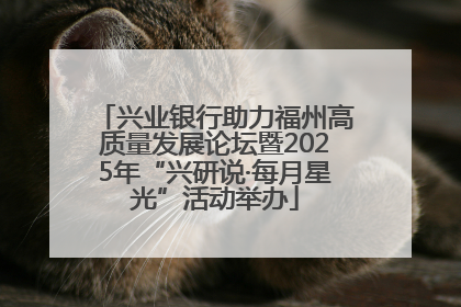 兴业银行助力福州高质量发展论坛暨2025年“兴研说·每月星光”活动举办