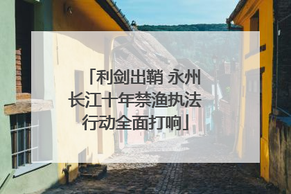 利剑出鞘 永州长江十年禁渔执法行动全面打响