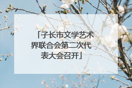 子长市文学艺术界联合会第二次代表大会召开