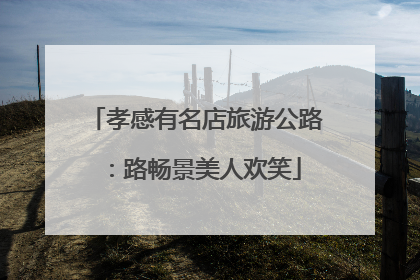 孝感有名店旅游公路：路畅景美人欢笑