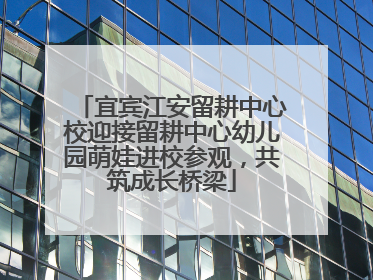 宜宾江安留耕中心校迎接留耕中心幼儿园萌娃进校参观，共筑成长桥梁