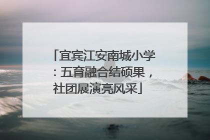 宜宾江安南城小学：五育融合结硕果，社团展演亮风采