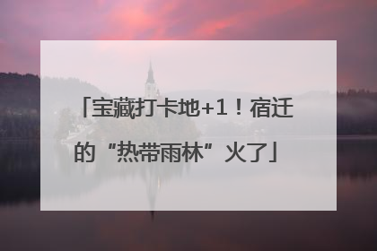 宝藏打卡地+1！宿迁的“热带雨林”火了