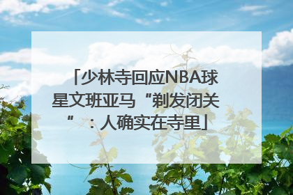 少林寺回应NBA球星文班亚马“剃发闭关”：人确实在寺里