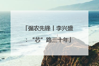 强农先锋丨李兴盛：“芯”路三十年