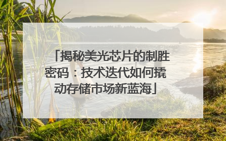 揭秘美光芯片的制胜密码：技术迭代如何撬动存储市场新蓝海