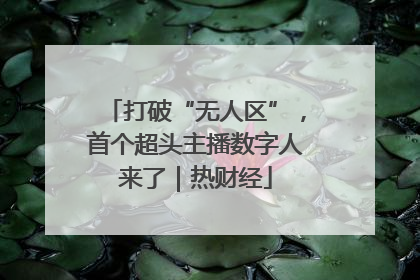 打破“无人区”，首个超头主播数字人来了｜热财经