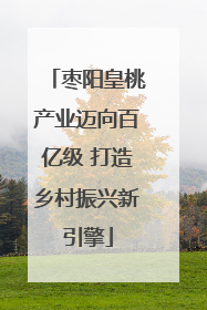 枣阳皇桃产业迈向百亿级 打造乡村振兴新引擎