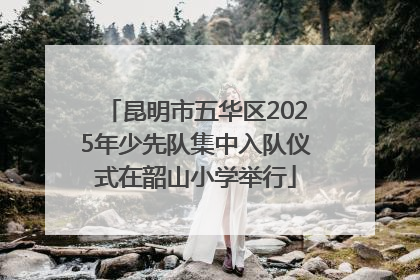 昆明市五华区2025年少先队集中入队仪式在韶山小学举行