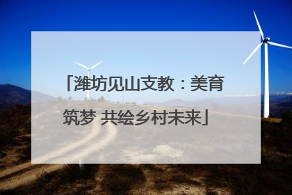 潍坊见山支教：美育筑梦 共绘乡村未来