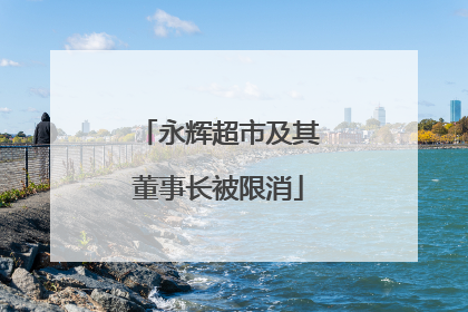 永辉超市及其董事长被限消