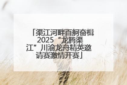 渠江河畔百舸奋楫 2025“龙腾渠江”川渝龙舟精英邀请赛激情开赛