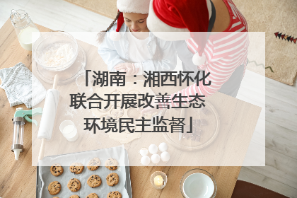 湖南：湘西怀化联合开展改善生态环境民主监督