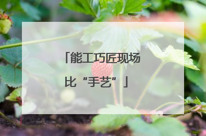 能工巧匠现场比“手艺”