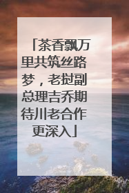 茶香飘万里共筑丝路梦，老挝副总理吉乔期待川老合作更深入