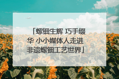螺钿生辉 巧手缀华 小小媒体人走进非遗螺钿工艺世界