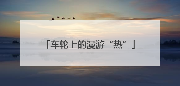 车轮上的漫游“热”
