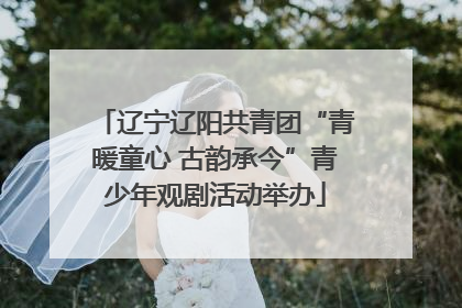 辽宁辽阳共青团“青暖童心 古韵承今”青少年观剧活动举办