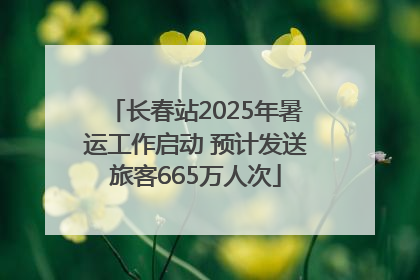 长春站2025年暑运工作启动 预计发送旅客665万人次