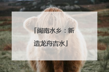 闽南水乡：新造龙舟吉水