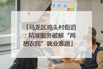 马龙区鸡头村街道：精准服务破解“两栖农民”就业难题