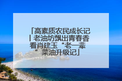 高素质农民成长记丨老油坊飘出青春香 看肖建玉“老一辈”菜油升级记
