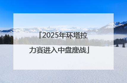 2025年环塔拉力赛进入中盘鏖战