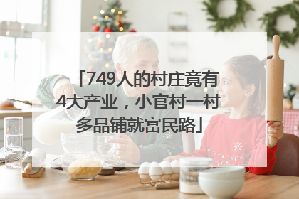 749人的村庄竟有4大产业，小官村一村多品铺就富民路